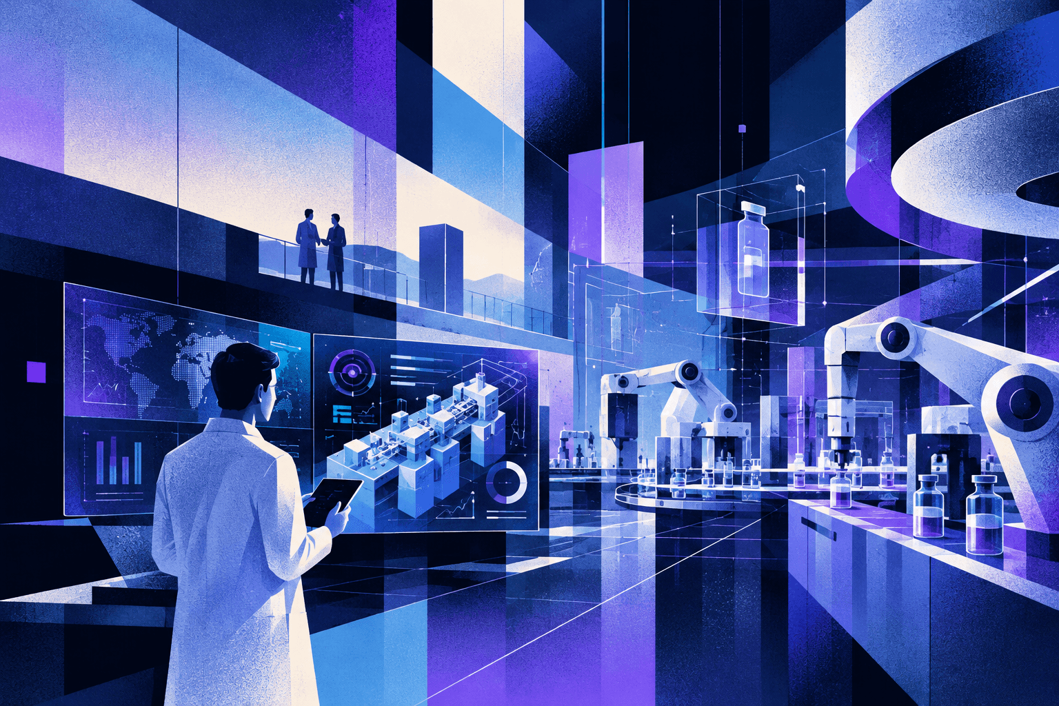 Technology connected automated laboratory systems